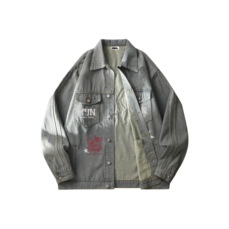 Kung Fu Panda Denim Jackets Unisex-12