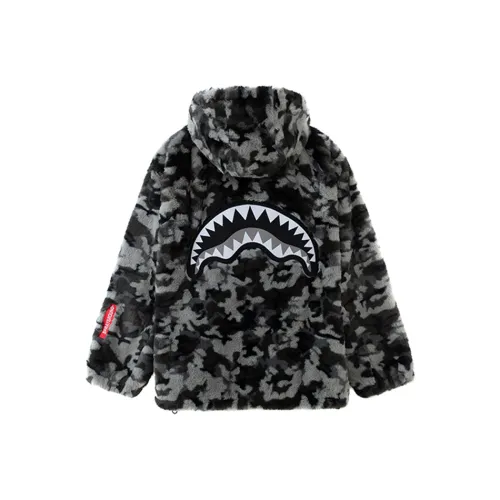 SPRAYGROUND Sponge Baby Collaboration Polyester Plush Backpack Regular Unisex Black