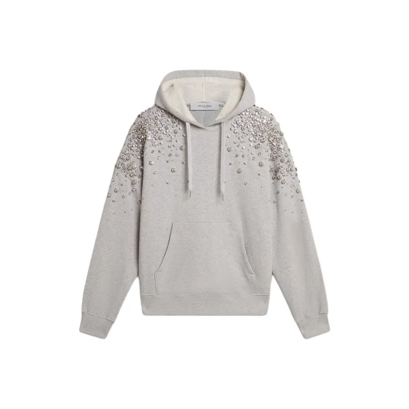Golden Goose Embellished Drawstring Hoodie-0