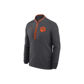 Nike Clemson Tigers Victory Men's Nike Dri FIT College 1/2 Zip Long Sleeve Top