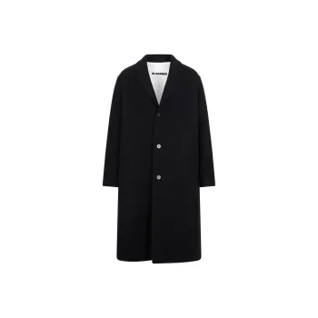 JIL SANDER Single-Breasted Oversized Coat