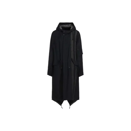 Yohji Yamamoto S'YTE SS24 Coats Unisex Black