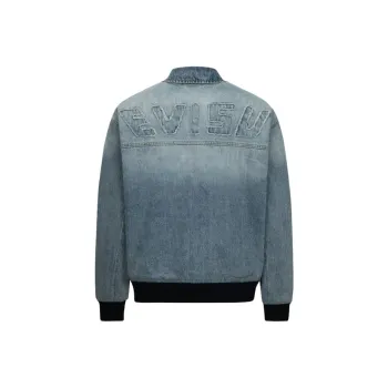 EVISU Denim Jackets Unisex Denim Blue