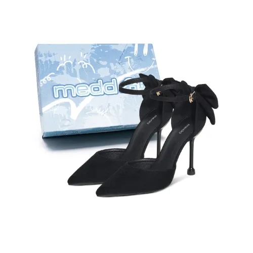 Medd Slim Heel High Heels 7CM 9CM Women's Black