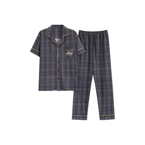 MADALLO Pajama Set Men's Dusty Blue
