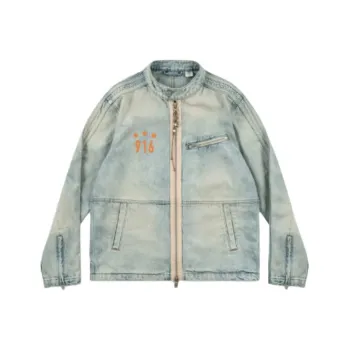 Good Bai X Levis GOOD BAI Collaboration Jackets Men Light Blue