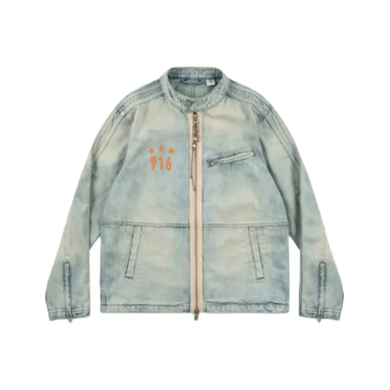 Good Bai X Levis GOOD BAI Collaboration Jackets Men Light Blue-0