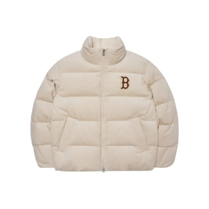 MLB Down Jacket Cropped Unisex Ivory-0