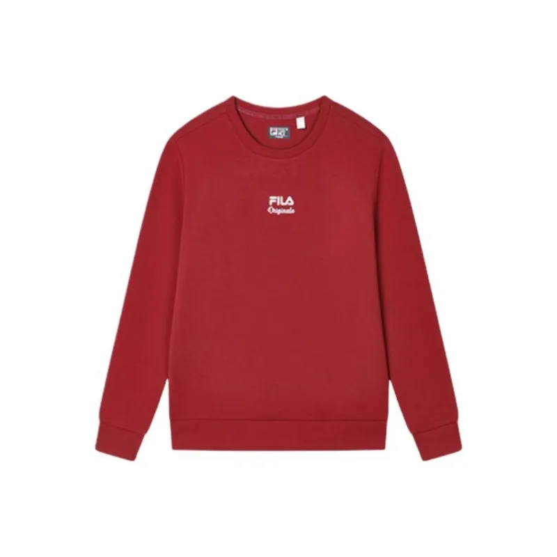 FILA ORIGINALEBIELLA Sweatshirt Men's Rose Burgundy-0