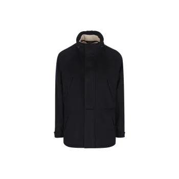 Loro Piana Icer Jacket Jackets Coats Men's Dark Blue