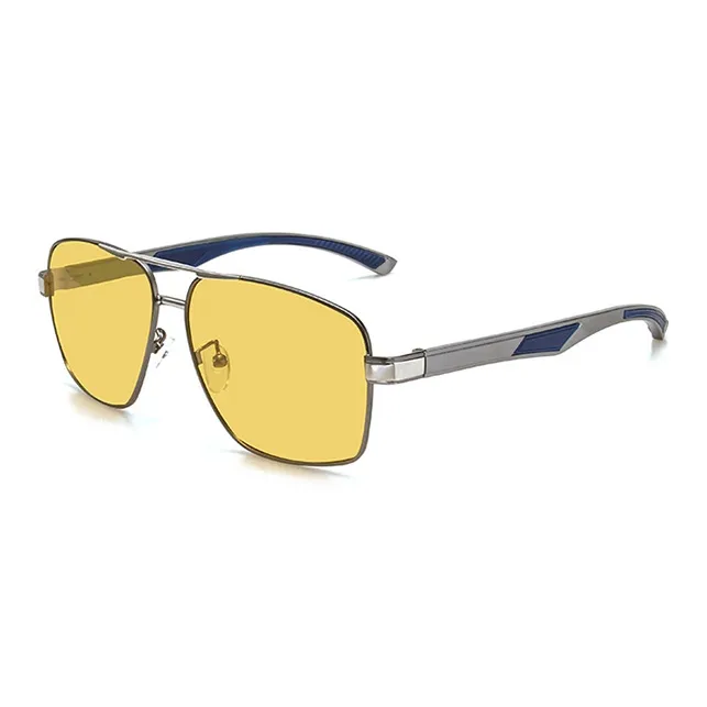 YUZHAOLIN Aluminum Magnesium Alloy Square Sunglasses Unisex-8