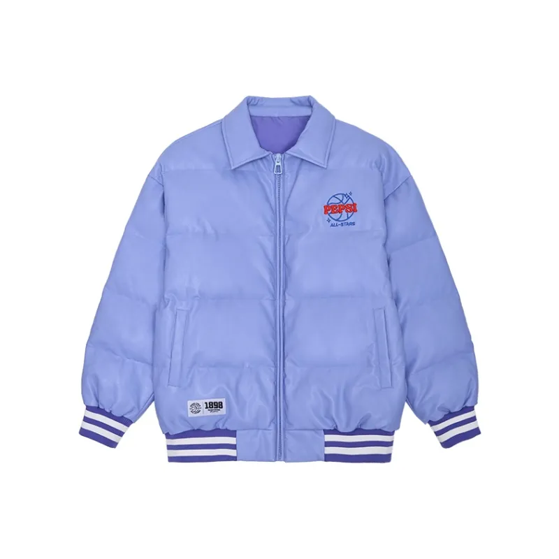 Pepsi PU Leather Windproof Patchwork Unisex-6