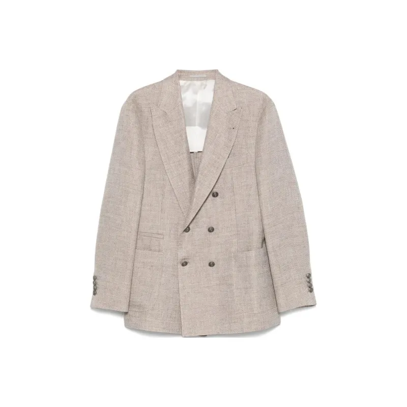 Brunello Cucinelli Mélange effect Blazer-0