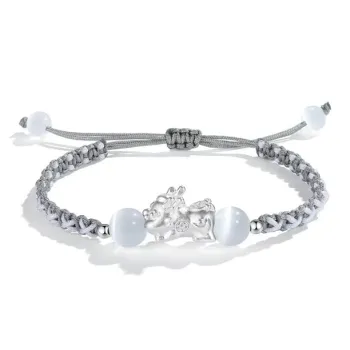 TAOHUAZHAOZHAO Silver Plated Copper Bracelets Women's