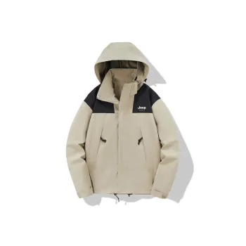 JEEP SPIRIT Water-Resistant Wear-Resistant And Warm Windbreaker Jacket Unisex