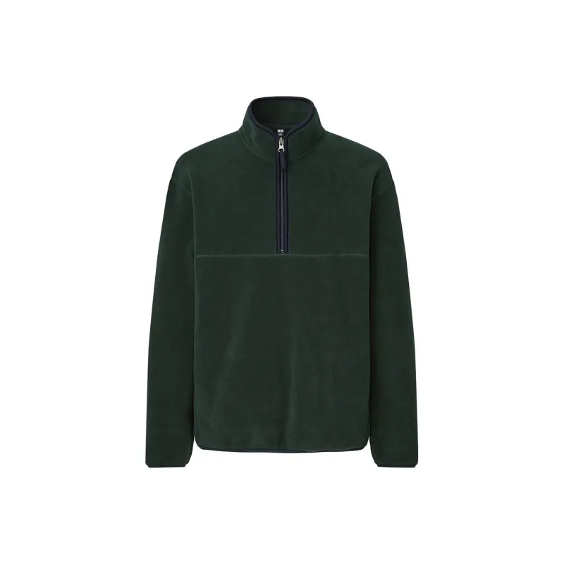 UNIQLO Velvet Jackets Men Dark Green-0