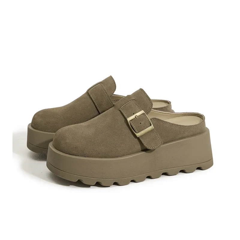 ΛOLUNKΛ Abrasion Resistant Slip Resistant Closed Toe Slippers Women's-7