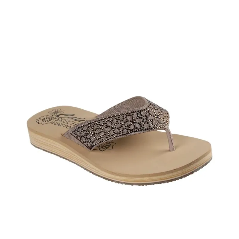Skechers Summers Flip Flops Women's Mocha-2