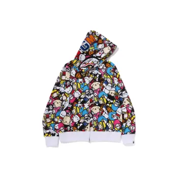 A BATHING APE X Sanrio Characters Baby Milo Shark Full Zip Hoodie