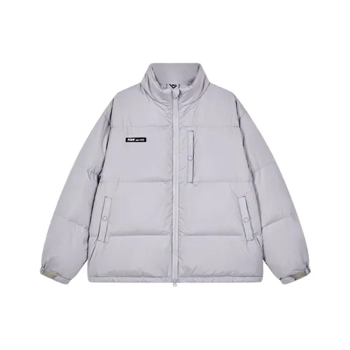 Pony Down Jackets Unisex Gray