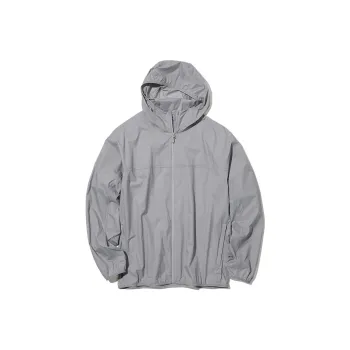 UNIQLO SS23 Breathable Water-Resistant Sun Protection Clothing Unisex Ink Wash Gray
