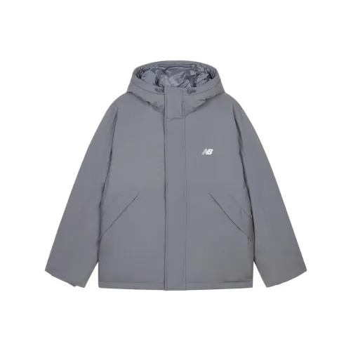 New Balance Down Jackets Men Gray
