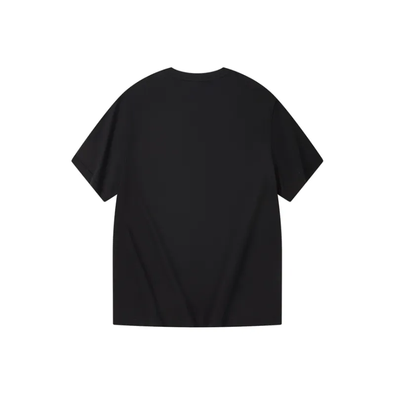 PEAK x WANGUOLAICHAO,LIANMINGKUAN Fashion Collection T Shirt Unisex Black-1