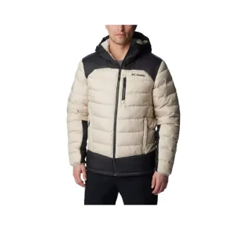 Columbia Men's Autumn Park™ Down Hooded Jacket Jackets & Coats Men's Black/Apricot