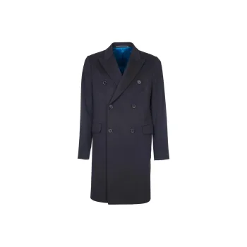 Paul Smith Double Breasted Straight Hem Overcoat