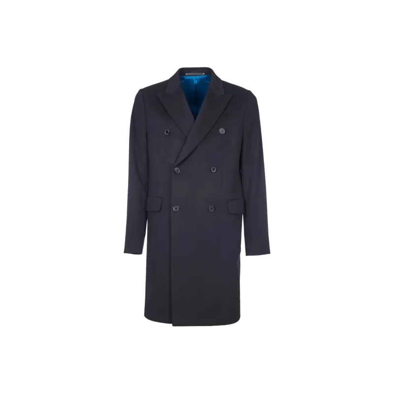 Paul Smith Double Breasted Straight Hem Overcoat-0