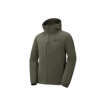 SALOMON ERGON PRO SOFTSHELL JKT M Jackets Coats Men's Dark Khaki