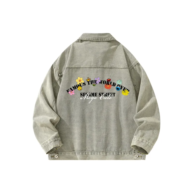 SESAME STREET Denim Jacket Unisex-6
