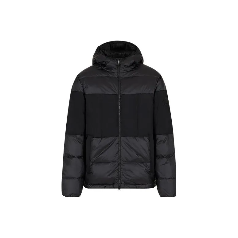 EMPORIO ARMANI EA7 FW23 Down Jacket Men's Black-0