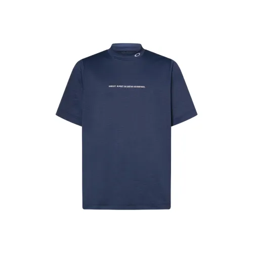 Oakley O Sync Pack Squeeze Mock T Shirt Men's Dusty Blue