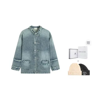 Charlie Luciano Denim Jacket Unisex Blue