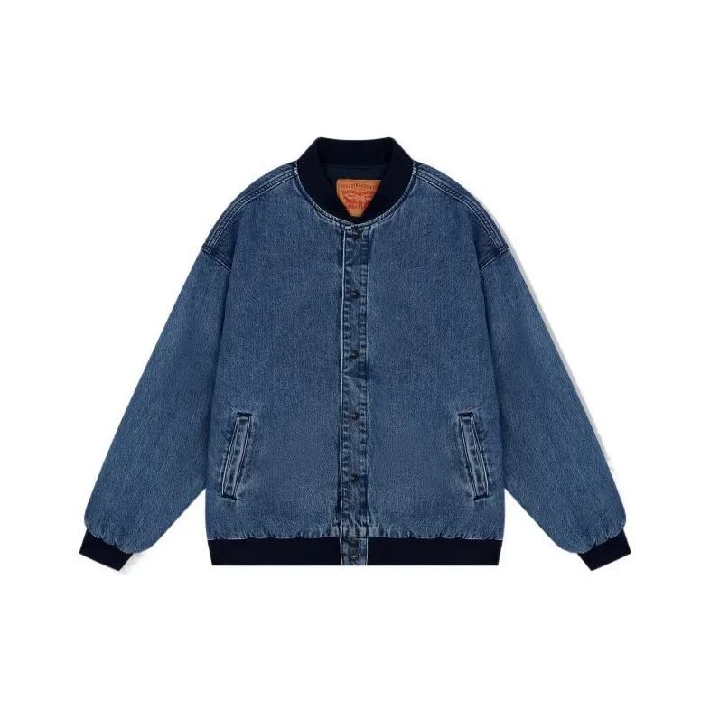 Levis Baseball Jerseys Men Blue-0