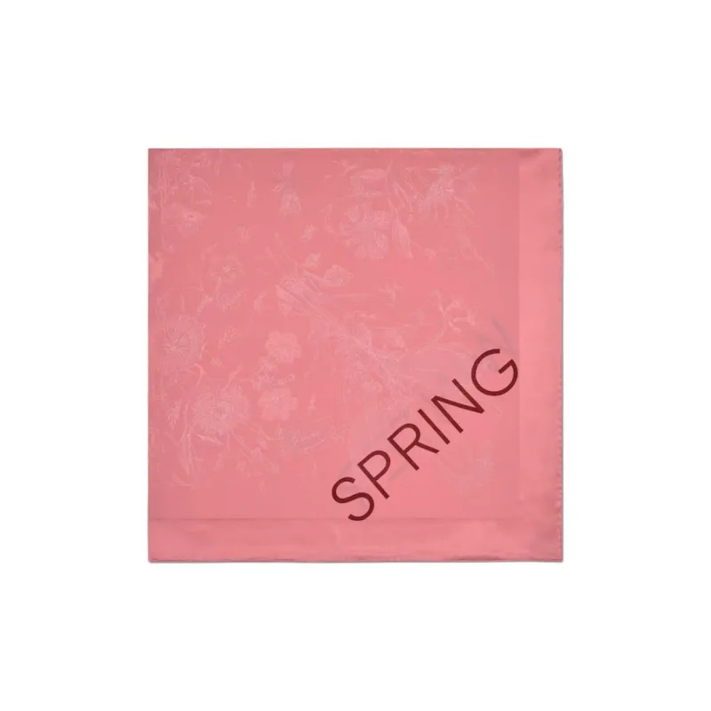 GUCCI Silk Scarves Women's Pink-1