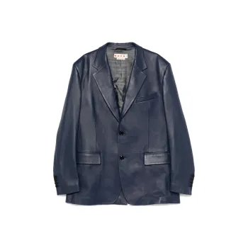 MARNI Leather Blazer