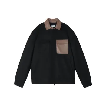 WILD LEADER Jackets Coats Unisex Rippling Night Black