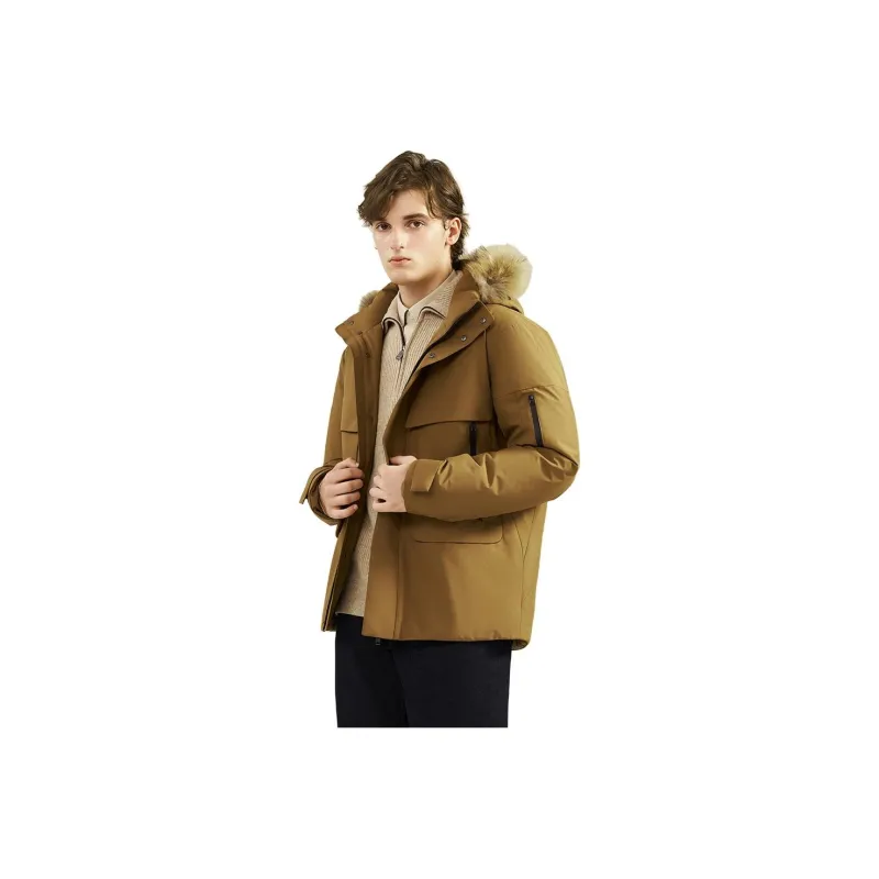 SCOFIELD Down Jackets Men Earth Yellow-0
