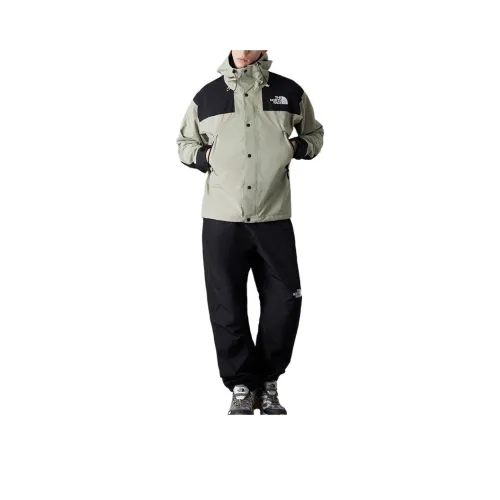 THE NORTH FACE UE Series Outdoor Hiking Waterproof And Breathable Rainproof Windbreaker Jacket Men's Gray