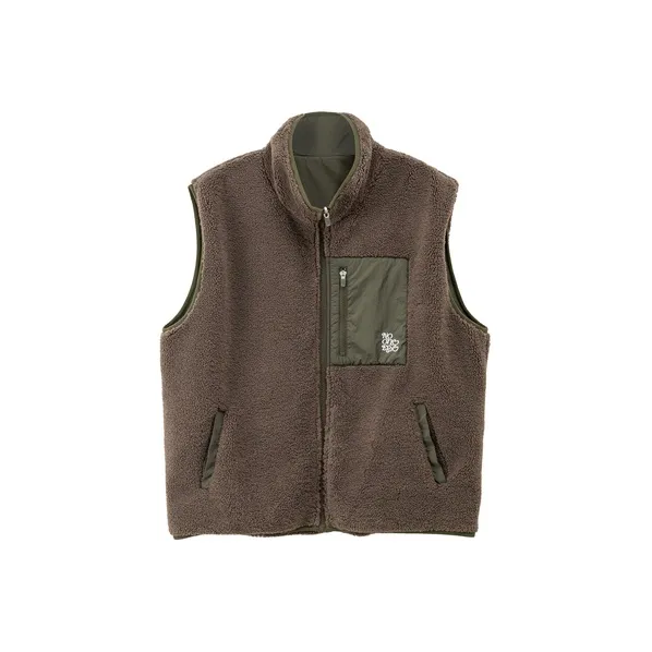 NO ONE ELSE Vest Unisex Army Green-0