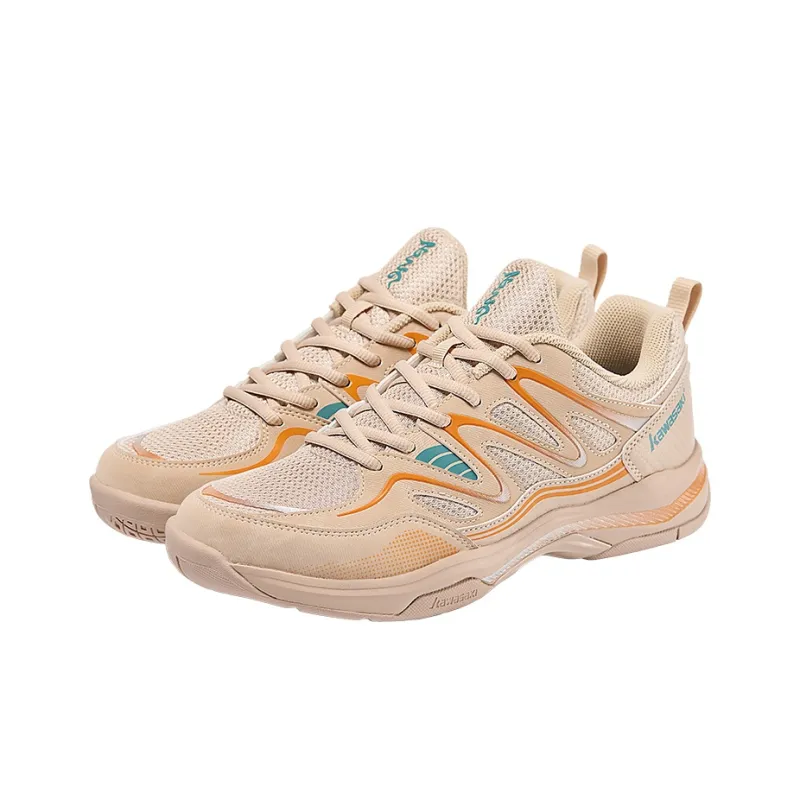 Kawasaki Feitian Series Abrasion Resistant Coverage Support Low Top Badminton Shoes Unisex-3