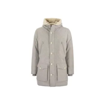 Brunello Cucinelli Coats Men Light Gray