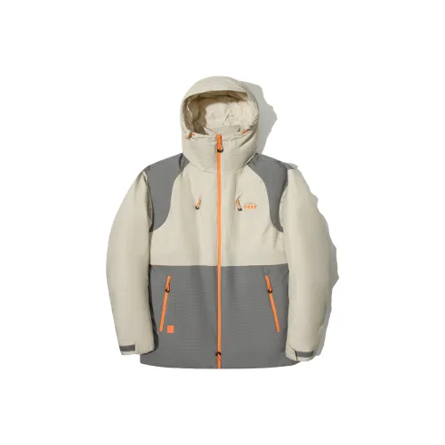 LiNing Down Jacket Unisex Oat Gray Shadow Gray