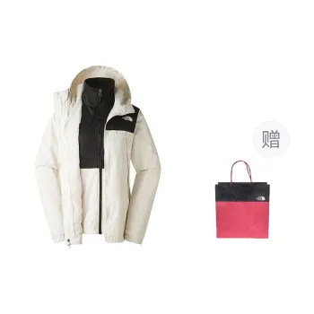 THE NORTH FACE Antora Hiking Waterproof And Windproof To Keep Warm Windbreaker Jacket Unisex Ecru
