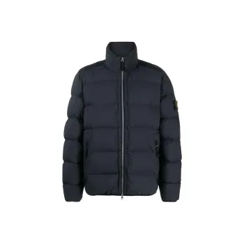 STONE ISLAND Down Jacket Coat Men's Blue