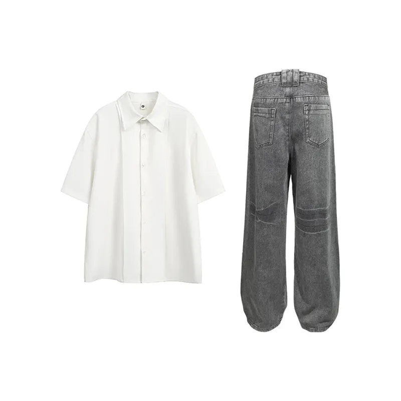 ROSECREED Shirt Matching Set Unisex-19