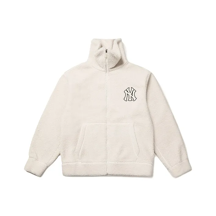 MLB Velvet Jackets Unisex White-0