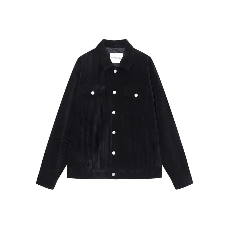 KARL LAGERFELD / Karl Lagerfeld Jeans Jackets Unisex Black-0